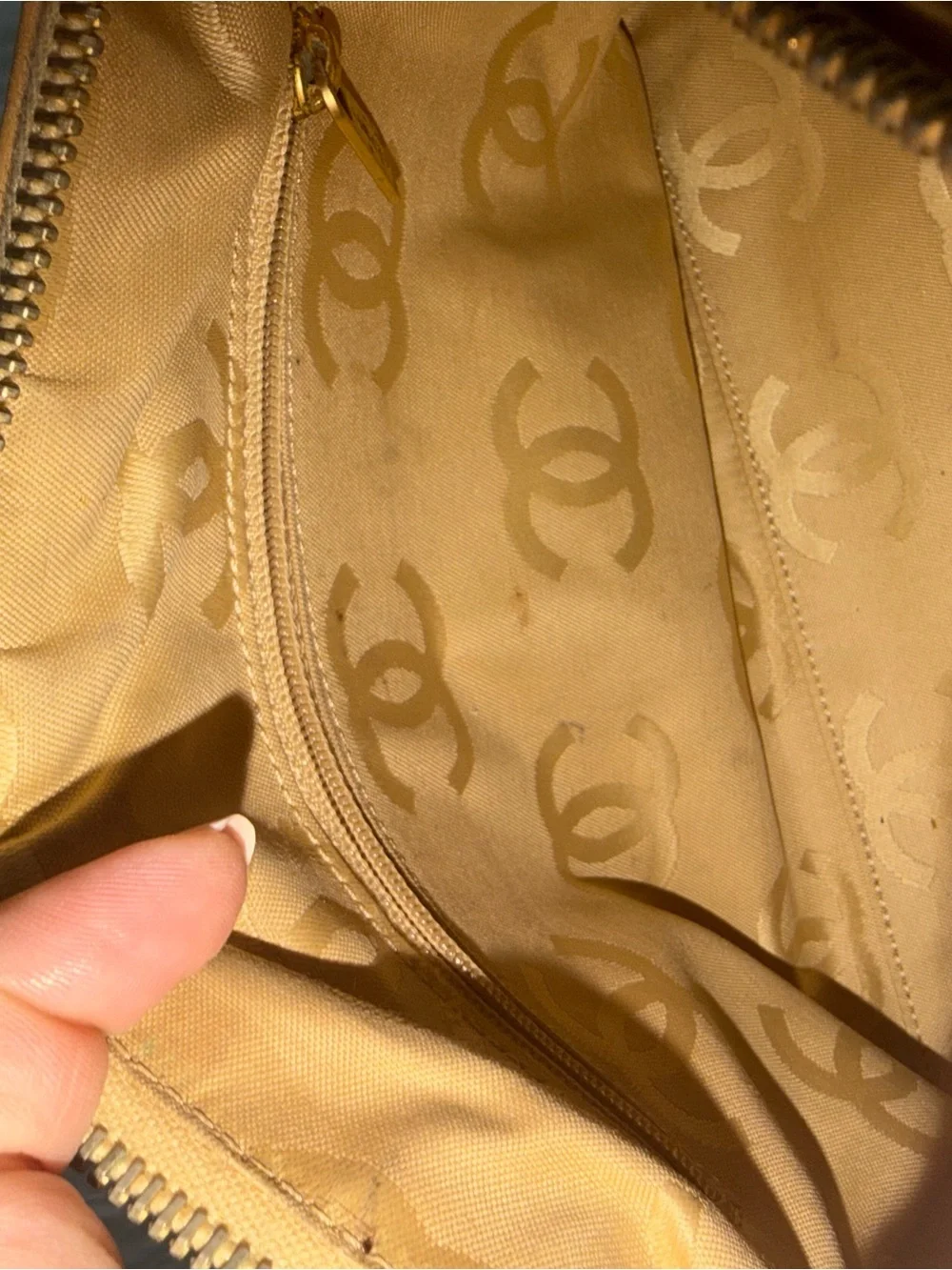 CHANEL elegant tan